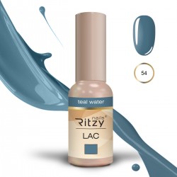 Ritzy Lac 54 Teal water gel polish 9 ml